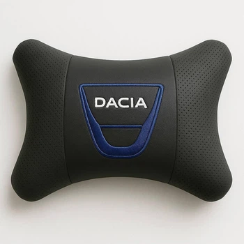 Автомобильная подушка под шею на подголовник с логотипом DACIA