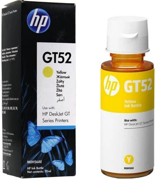 Краска для принтера чернила HP GT52 5810/5820 70g Yellow (M0H56AE) желтого цвета