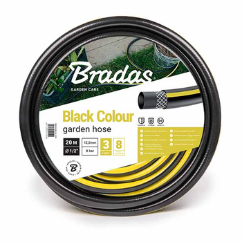 Шланг для поливу Bradas BLACK COLOUR 1/2" 50м, WBC1/250