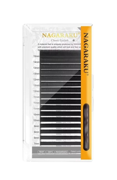 Вії Nagaraku New чорні N, 0.1, 9 мм