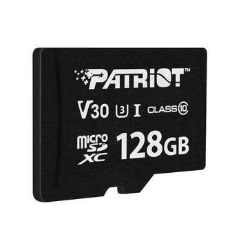 Карта памяти Patriot VX Series 128GB MicroSDHC — UHS-I U3 V30 Class 10 для видео 4K UHD (PSF128GVX31MCX)
