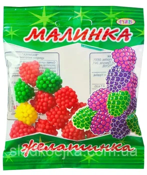 Малинка Cymes цукерки желейні 70 гр.