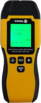 Wilgotnościomierz elektroniczny Vorel do drewna i materiałów budowlanych (81751_vo)