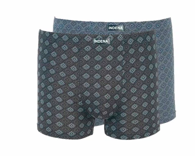 Комплект мужских трусов-шорт из бамбука из 2 ед Indena 61001-2 L