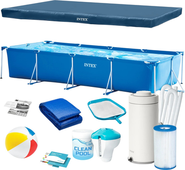 Basen stelażowy Intex 450 x 220 x 84 cm 16 w 1 28274 (5903890604622)