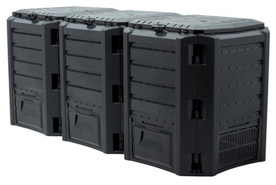 Компостер садовый MODULE COMPOGREEN 1200 л черный Prosperplast 5905197595436