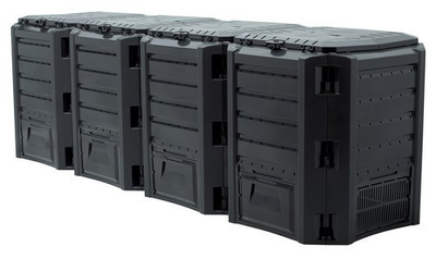 Компостер садовый MODULE COMPOGREEN 1600 л черный Prosperplast 5905197595443