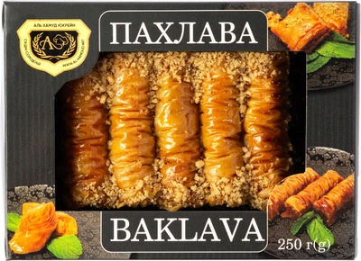 Пахлава Аль Хамуд Пальчики з волоським горіхом 250 г (250011349890/2500113498902)