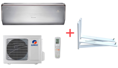 Кондиционер Gree GWH09UB-K6DNA4A/I/GWH09UB-K6DNA4A/O (U-Crown R32)+ Кронштейн (крепление) для кондиционера Acc Electrics AE-001 (1286113590471) в подарок!