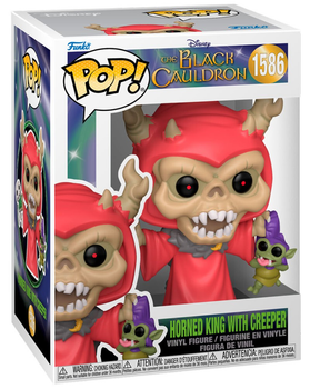 Фігурка Funko POP! Disney The Black Cauldron Horned King With Creeper 1586 (0889698835961)