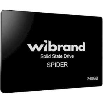 Накопичувач SSD Wibrand Spider 240GB 2.5" SATA 3 7mm Standard (WI2.5SSD/SP240GBST)