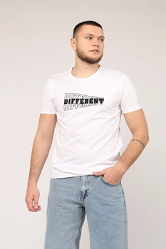 Футболка с коротким рукавом мужская XXL цвет белый YUKI ЦБ-00273168