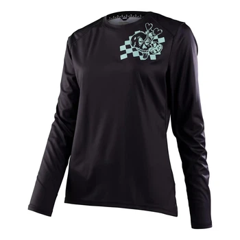 Джерси TLD WMNS LILIUM LS JERSEY MICAYLA [GATTO BLACK] XS