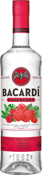Спиртний напій на основі рому Bacardi Raspberry 27% 0.7 л (7610113028124)