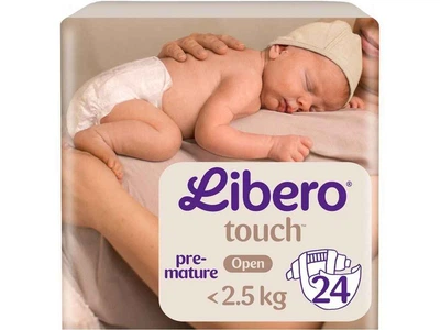 Підгузки дитячі LIBERO р.0 24шт Touch Prema від 0 до 2.5кг