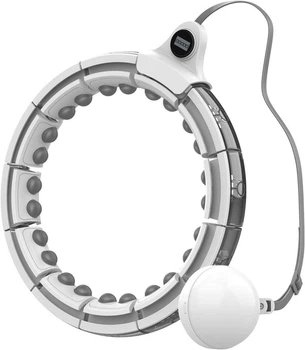 Регульований професійний обруч Hoola Hoop 360° SIGOODS Q-6 Хула Хуп для дорослих та дітей, запис калорій та втрата ваги 16 вузлів знімний