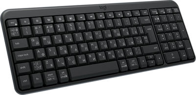 Клавиатура беспроводная Logitech K250 Bluetooth UKR Graphite (920-013822)