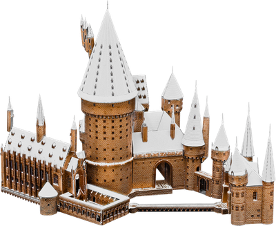 Металлический 3D конструктор Fascinations Metal Earth Хогвартс в снегу Harry Potter (ICX138)