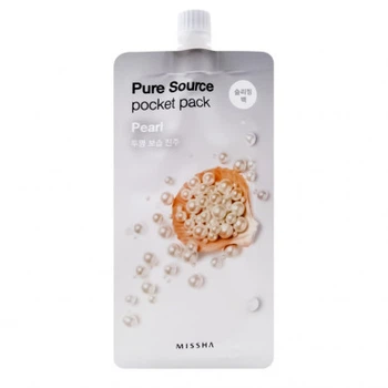 Ночная маска для лица с экстрактом жемчуга MISSHA Pure Source Pocket Pack Pearl 10 ml