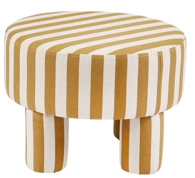 Pufa HOMLA CHIARO 50 x 50 x 37 cm Beżowo biała 741111 (5906496741111)