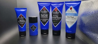 Набор мужской косметики Jack Black Travel Kit (гель для умывания крем для лица средство для бритья и дезодорант)