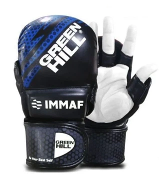 Перчатки MMA GREEN HILL IMMAF синий size XL
