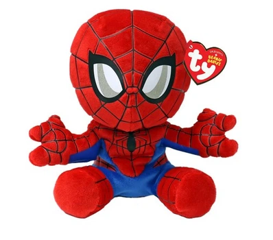 Детская игрушка мягконабивная TY Marvel «Человек-паук» 15 см 44007
