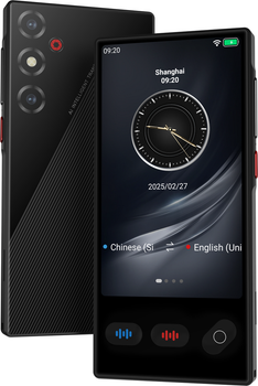 Перекладач портативний електронний Smart Translator S35 Ai Голосовий нейронний переклад 19 офлайн мов 148 онлайн Фотопереклад 74 мови Штучний інтелект ChatGPT