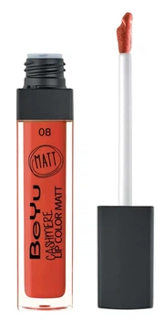 Блеск Для Губ Beyu Cashmere Lip Color Matt 08 Red Lobster 6.5 Мл Насыщенный Рыже Красный