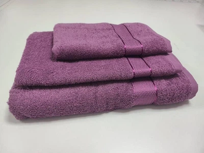 Набор 2 махровые полотенца для ванной SPIRIT 70*140см + 50*90см, Сангрия.