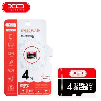 Карта памяти micro SD XO High Level 4G class 6