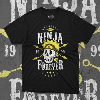 Футболка з принтом Наруто - Ninja Forever Розмір XL Арт.F0107-4