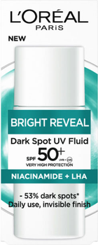 Сонцезахисний флюїд L'Oreal Paris Bright Reveal SPF50+ 50 мл (3600524186883)