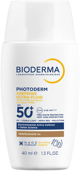 Сонцезахисний флюїд Bioderma XDefense Ultra SPF 50+ 04 40 мл (3701129813652)