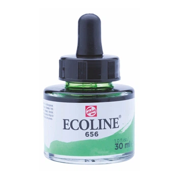 Фарба акварельна рідка Ecoline (656) Зелена лісова 30 мл Royal Talens.