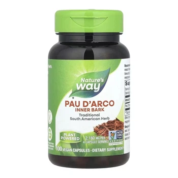 Кора муравьиного дерева Nature's Way Pau D'Arco Inner Bark 100 vcaps (1086-2022-10-0607)