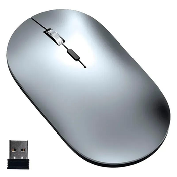 Мышь TWolf беспроводная BT5.0/2.4G для ПК ноутбука X2 Rechargeable Gray (X2BT_Gray)