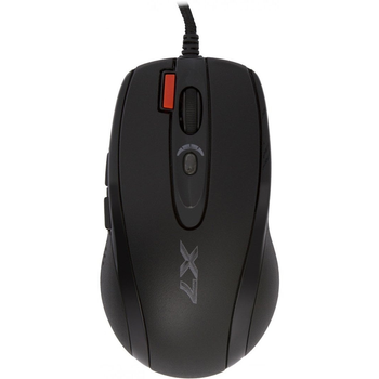 Мышь проводная компьютерная A4Tech XL-750BK-B 3600dpi с лазерным сенсором и кнопкой 3xFire Black