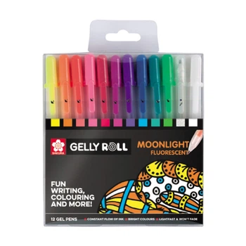Набор гелевых ручек Sakura Moonlight Gelly Roll 12 цв. (POXPGBMOO12)