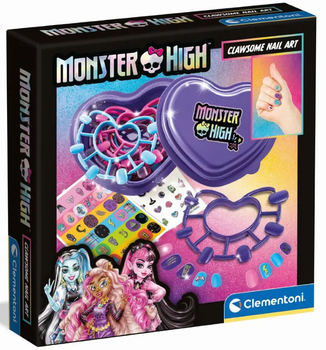 Sztuczne paznokcie dla dzieci Clementoni Monster High Clawsome I-18799 (8005125187997)