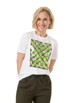 Футболка GERRY WEBER 38 Білий 570209/9014