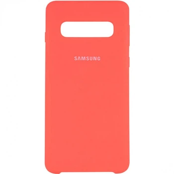 Чохол-накладка Silicone case для Samsung Note 10+ (Full Protection) Orange (SCFPSNT10POR)