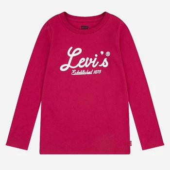 Детский лонгслив для девочки Levi`s 428064731 92 см Розовый (1159832552)
