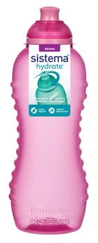 Пляшка для води Sistema Twist ‘n’ Sip рожева 460 мл (9414202278517)