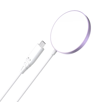 Бездротовий зарядний пристрій Choetech 15W Wireless Magenetic Charger Pink (T518-F-PK)
