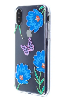 Чохол-накладка Devia Blossom Series Crystal Case для iPhone Xs Max Blue (6938595317699)