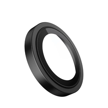Захисне скло для камери Blueo Original Metal Frame Lens Glass для iPhone 15 Pro/15 Pro Max/16 Pro/16 Pro Max Black (NPB27-15PBLK)