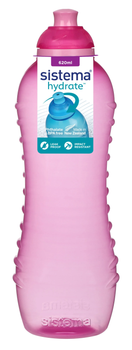 Butelka na wodę Sistema Twist ‘n’ Sip różowa 620 ml (9414202079510)
