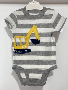 Бодик для мальчика Carters 118I100 6 мес 61-67 см Серый