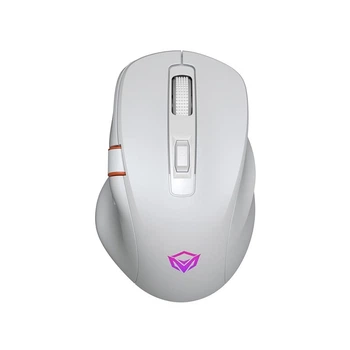 Игровая мышка MEETION GW32 с подсветкой 8000dpi комбинированное белое подключение